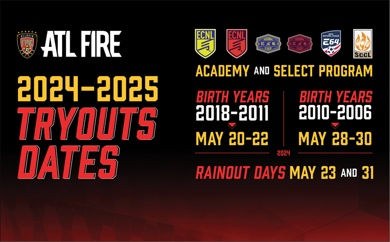 2024-25 Tryout Dates Announcement