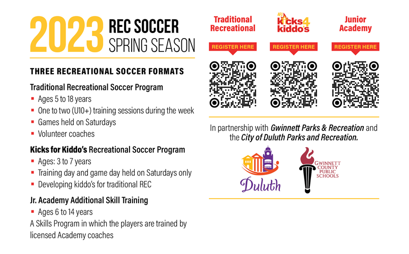 SPRING 2023 REC REGISTRATION IS OPEN