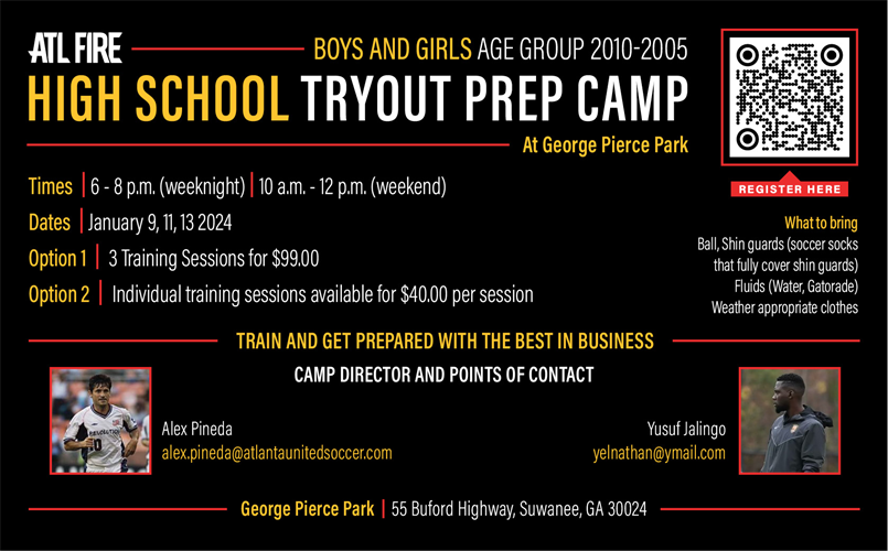 2024 AFU High School Tryout Preparation Camp