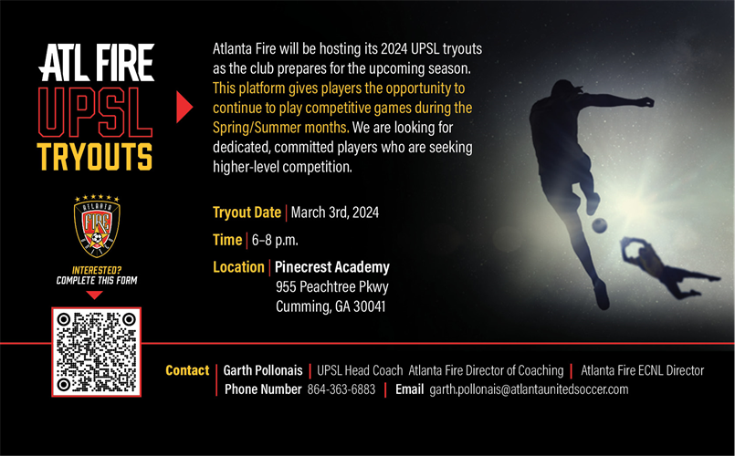 AFU UPSL Tryouts Announced