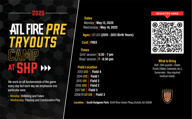 2025 AFU Academy Pre Tryout Camp Info