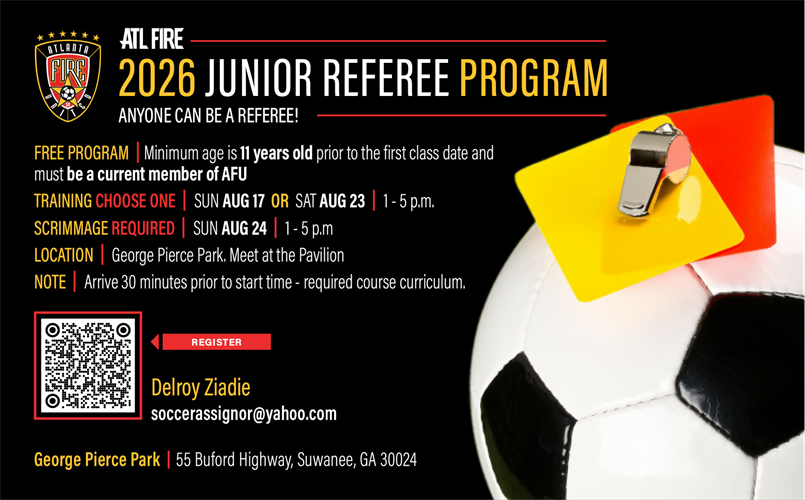 2026 Junior Referee Program