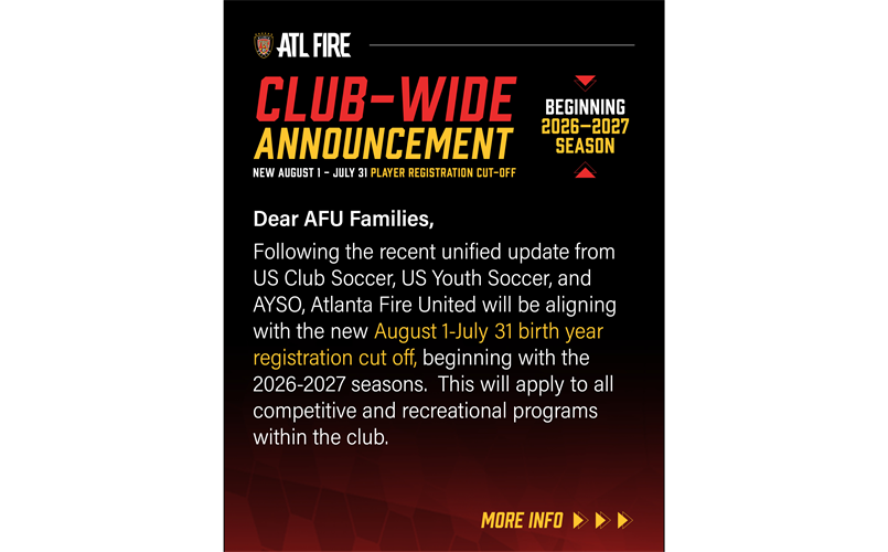 AFU Age Group Alignment 2026-27